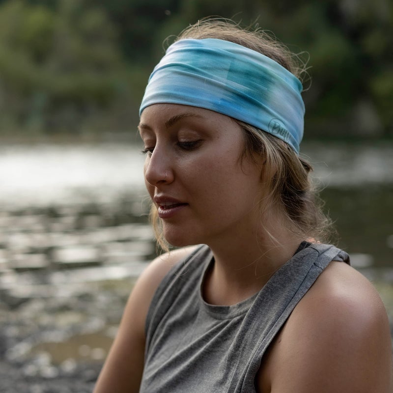 Buff CoolNet UV Half Neck Gaiter â€“ UPF 50 Sun Protection, Breathable Recycled Polyester, Cooling Face Mask & Headwear, Polygiene & HeiQ Fresh Tech, Quick Dry, Solid & Patterned, Adult Size - Black - Image 5